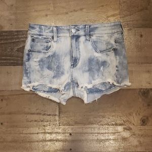 American eagle hi rise Shortie Shorts size 2